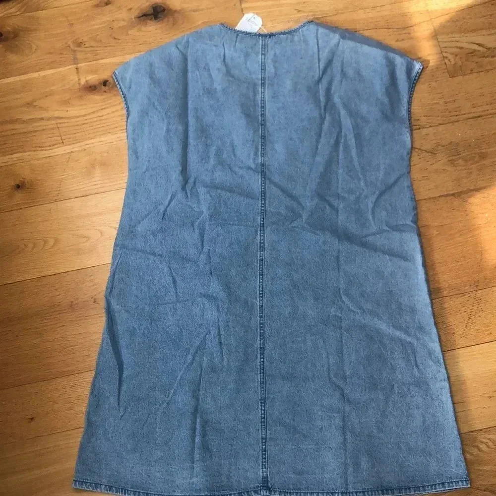 NWT Denim Romper. Size XXL - Picture 4 of 5